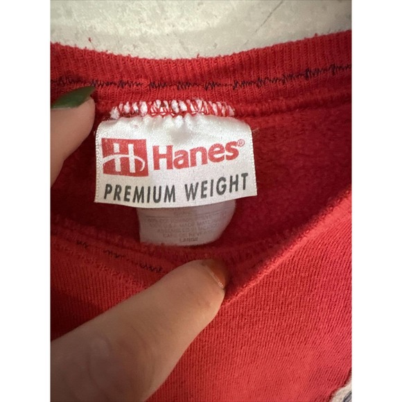 Vintage Hanes Patch Crewneck Sz L EUC - Picture 3 of 5